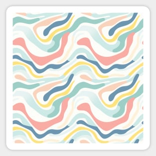 Autumn Nostalgia: Retro Pastel Doodle Delight Sticker